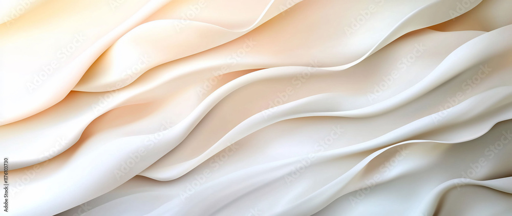 Fototapeta premium Smooth, flowing fabric texture.