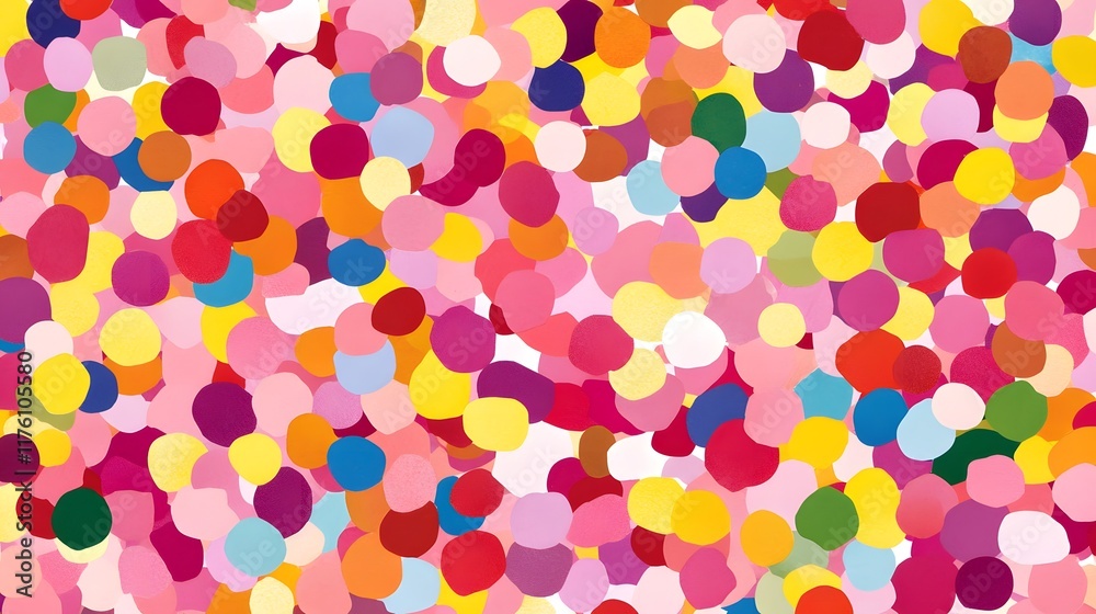 Vibrant Circles: Abstract Art's Joyful Burst Vibrant Circles: Abstract Art's Joyful Burst