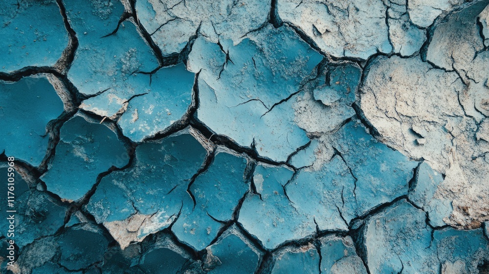 A textured close-up of cracked bark with weathered blue paint, showcasing the beauty of age and decay in a natural environment. A textured close-up of cracked bark with weathered blue paint, showcasing the beauty of age and decay in a natural environment.