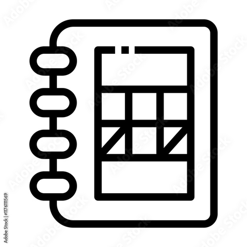 planner Line Icon