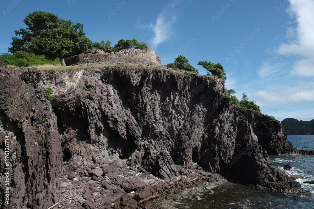 Fototapeta premium Terre de Bas, Les Saintes, Guadeloupe