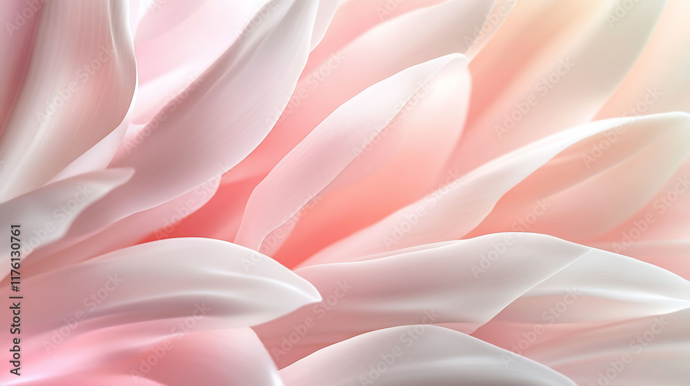 Delicate, soft pink flower petals, close-up macro view. Delicate, soft pink flower petals, close-up macro view.