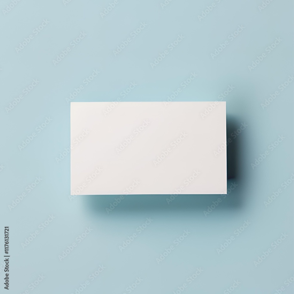 Blank business card on light blue background. Blank business card on light blue background.