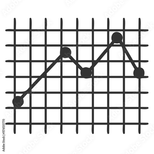 seo graph index on a black background