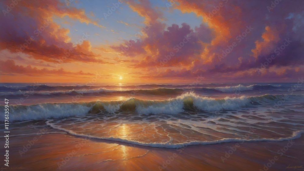 background image of the sky at sunset on the beach background image of the sky at sunset on the beach