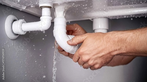 Leaky Pipes Under Sink Needs Urgent Repair by Plumber Home Maintenance