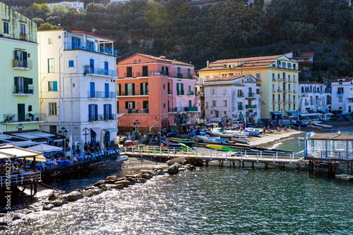 Vista dall'alto di Marina Grande di Sorrento. photo