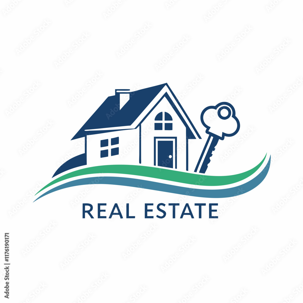 Fototapeta premium Real estate logo