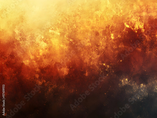 Fiery Abstract Background Illustration