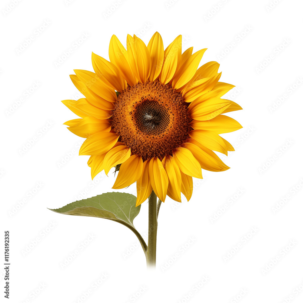 Obraz premium sunflower on transparent background