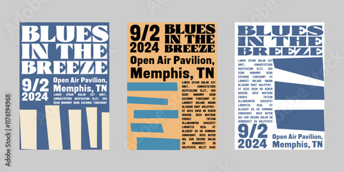 Event poster set with minimalist maximalist style, Promo  and sale flyer design for social media. Colorful poster collection for print. Trendy poster design for print and promotion