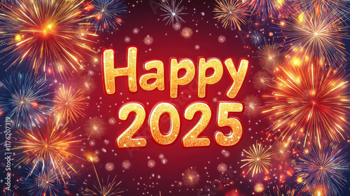 firework background for new year