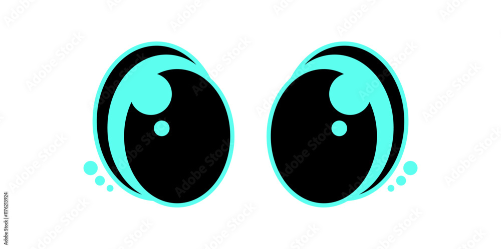 Y2K abstract eyes Shape. Playful cartoon eyes in retro style. Cute icon, modern aesthetic, trendy decoration. Perfect for graphic collections or nostalgic designs from the 90s. Y2K abstract eyes Shape. Playful cartoon eyes in retro style. Cute icon, modern aesthetic, trendy decoration. Perfect for graphic collections or nostalgic designs from the 90s.