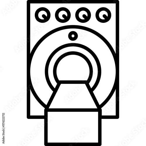 Mri Machine Icon