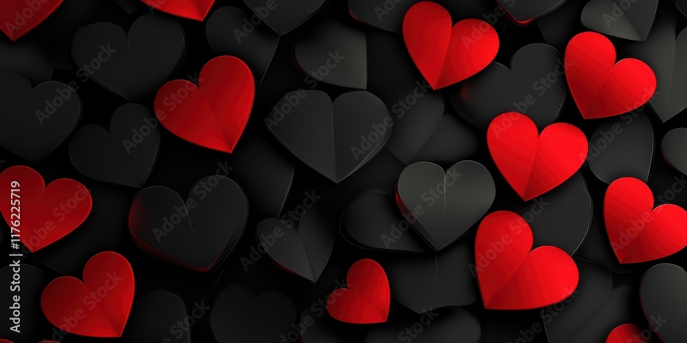 Romantic heart design abstract background digital art dark theme close-up love and emotions Romantic heart design abstract background digital art dark theme close-up love and emotions