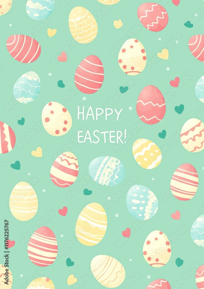 Happy Easter in Fun Font Style Happy Easter in Fun Font Style