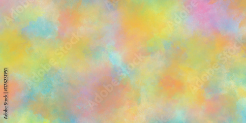 Abstract colorful and bright painted watercolor background design, Brush stroked painting of colorful watercolor, hand drawn stains watercolor texture, painted watercolor background design.
