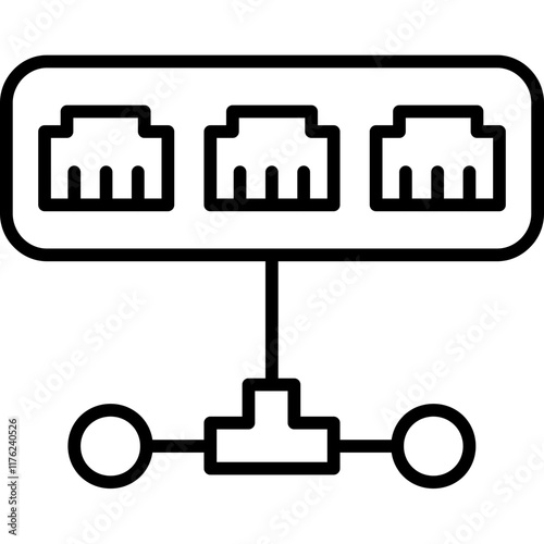 Ethernet Port Icon