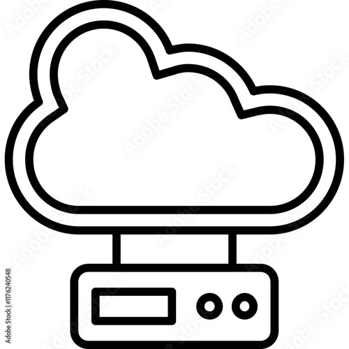 Cloud Server Icon