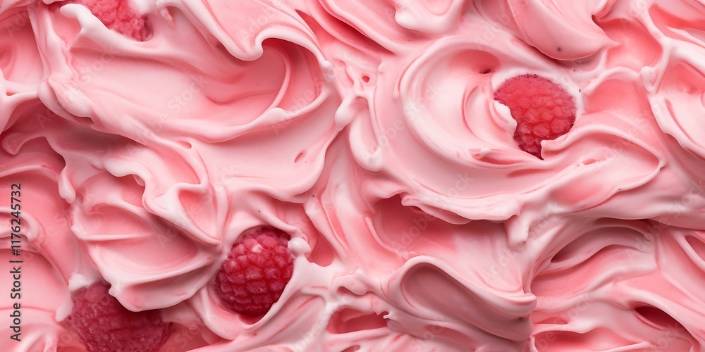 Teaberry ice cream texture background Teaberry ice cream texture background