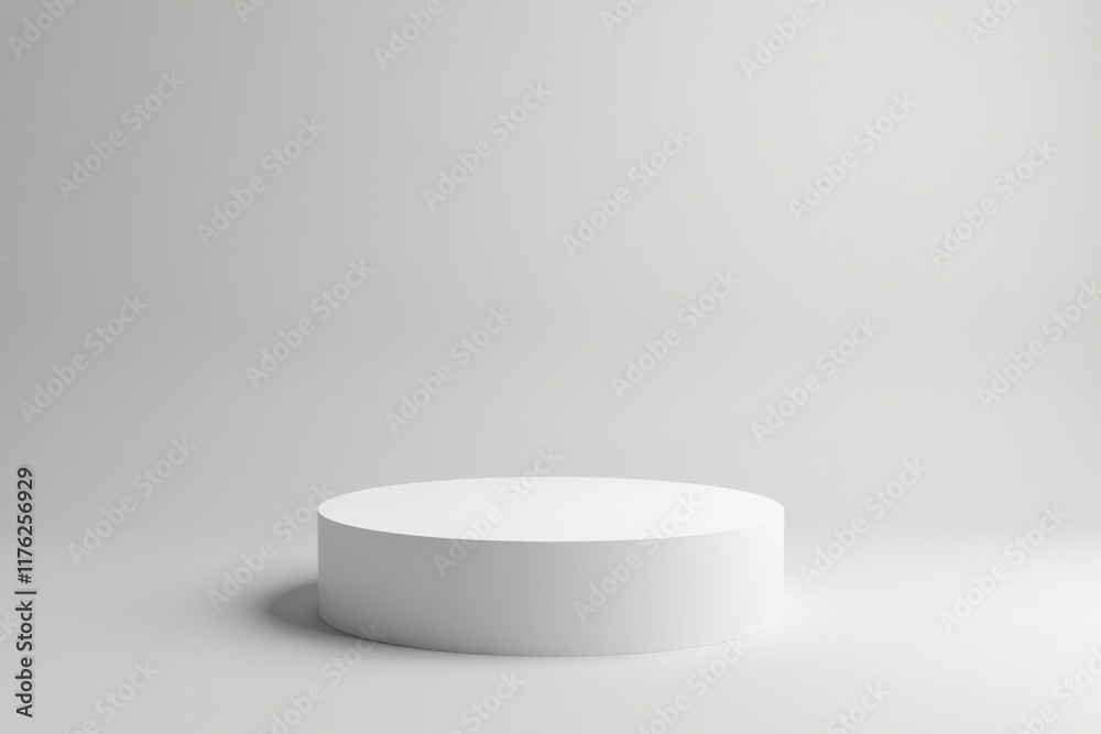 isolated cylindrical pedestal on a plain background, solitary object, monochrome isolated cylindrical pedestal on a plain background, solitary object, monochrome