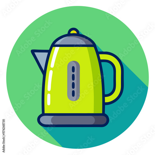 electric kettle icon design