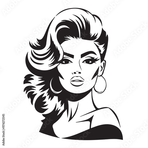 woman's day vector silhouette