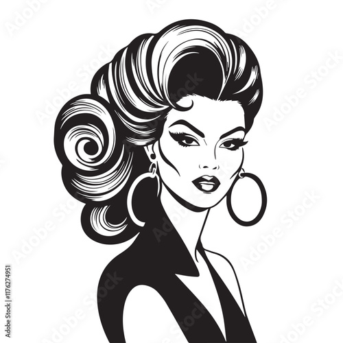 woman's day vector silhouette