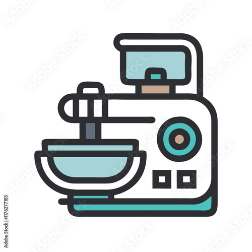 food processor icon design