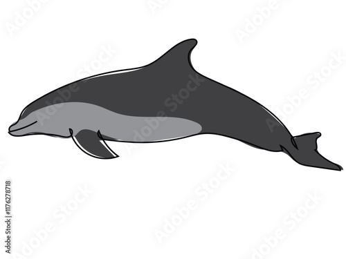 Dolphins can create continuous gestures that can be edited later.