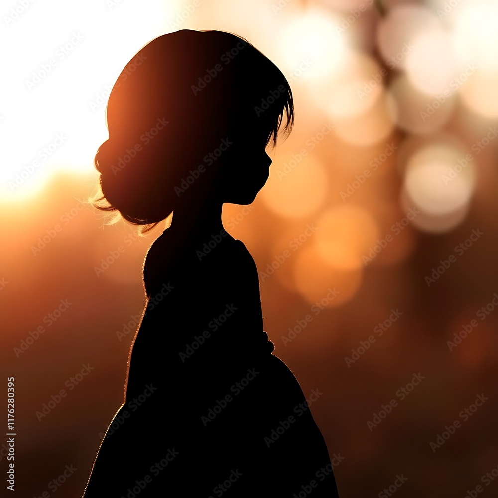silhouette of a person in the sun silhouette of a person in the sun