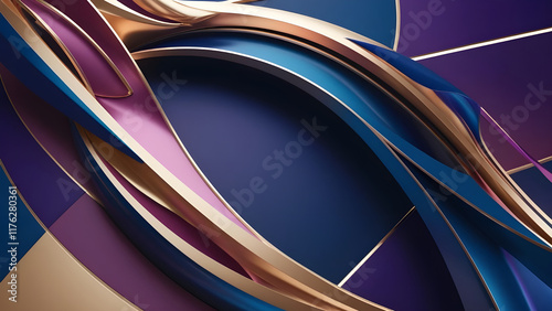 Abstract background 3d elegant template.