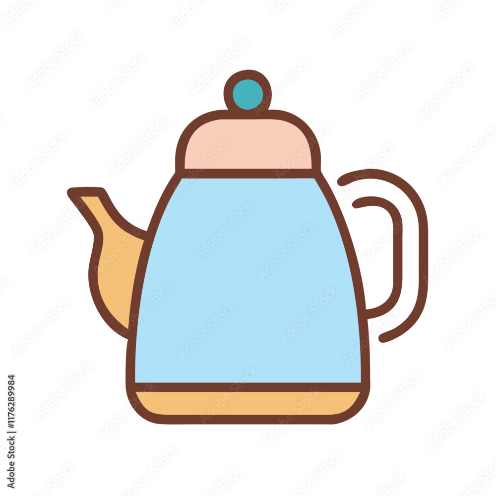 Fototapeta premium kettle icon design