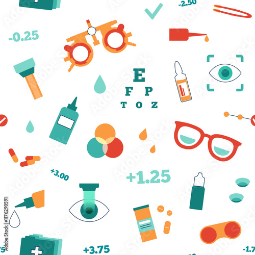 Eyesight examination pattern