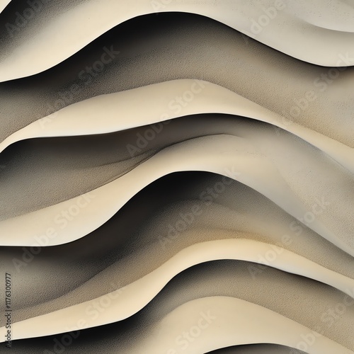 Organic sand dune patterns with warm earthy tones, desertinspired design photo