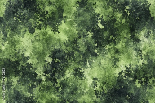Wallpaper Mural Abstract green watercolor texture background. Torontodigital.ca