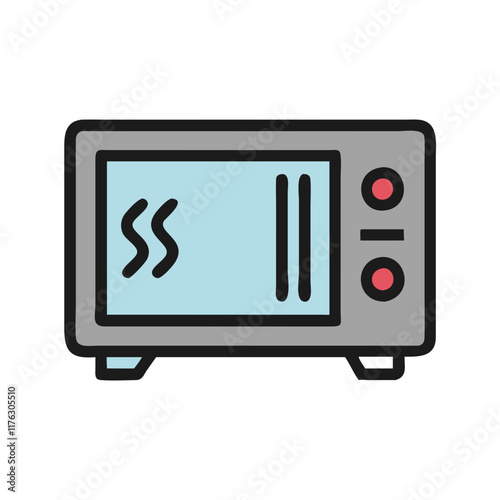 microwave oven icon design