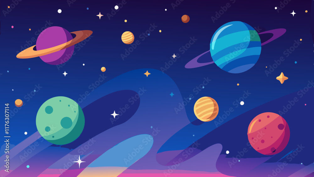 background with space background with space