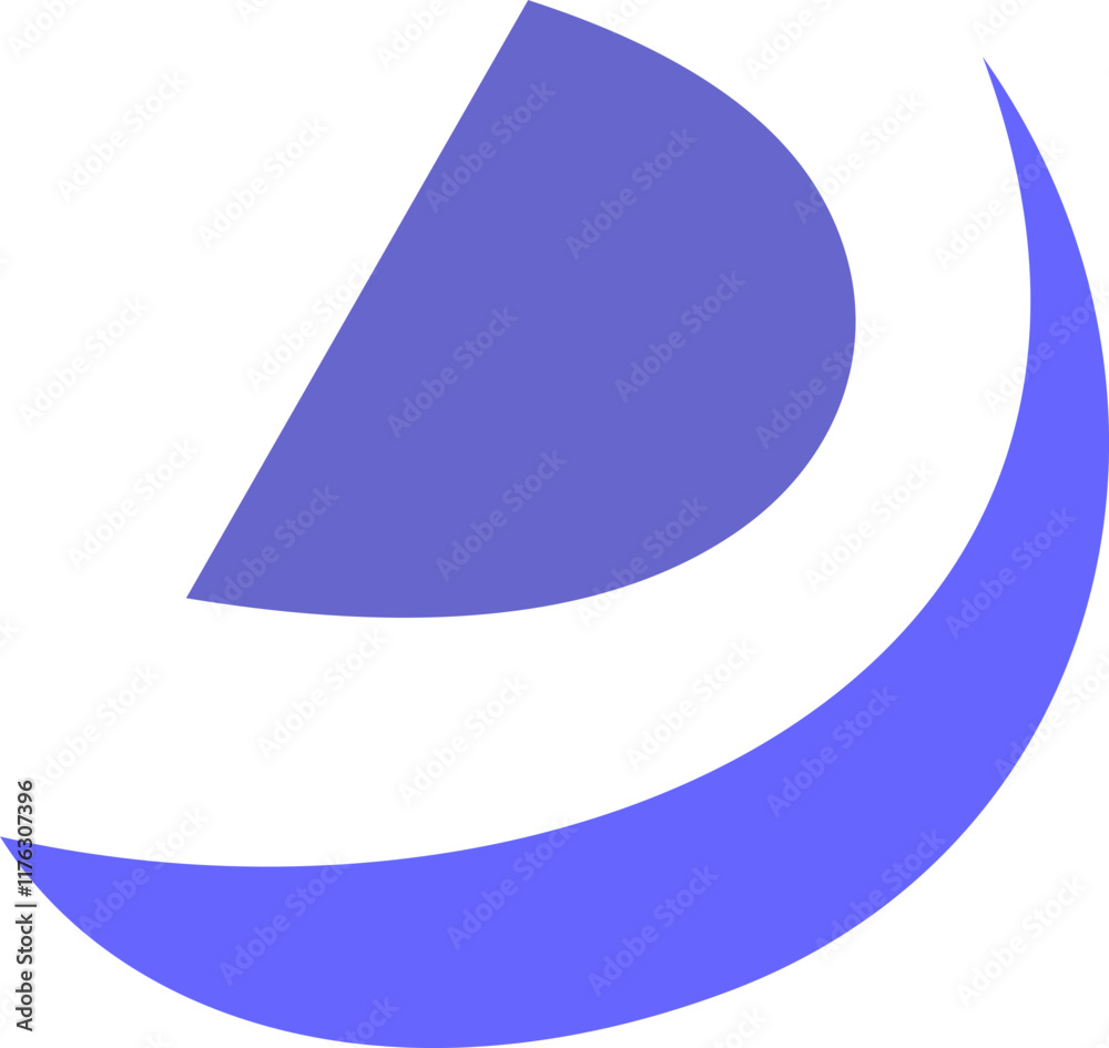 letter d abstract design vector logo letter d abstract design vector logo