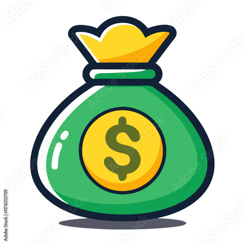 money bag icon design