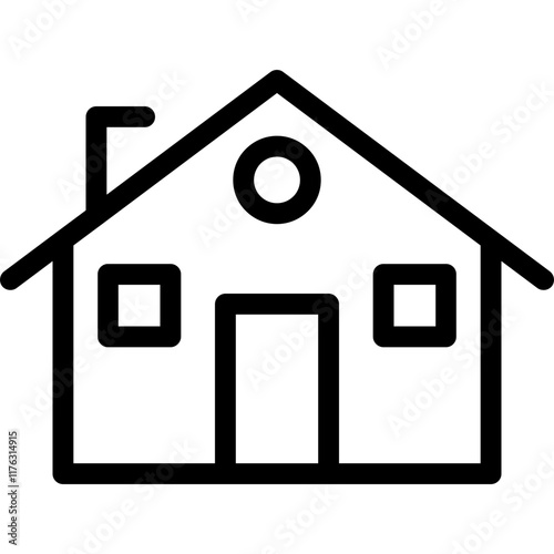 House icon design. Real estate icon.