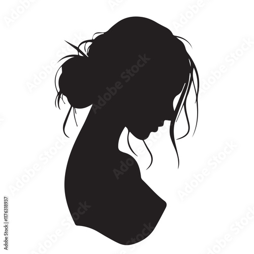 woman's day vector silhouette