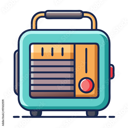 portable heater icon design