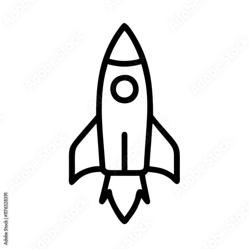 rocket icon design