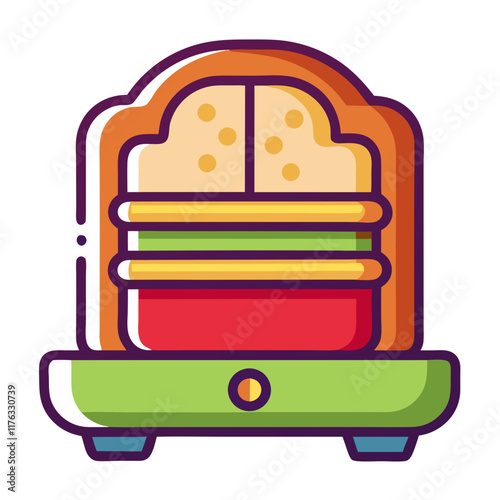 sandwich maker icon design