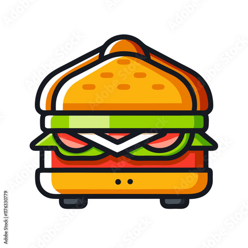 sandwich maker icon design