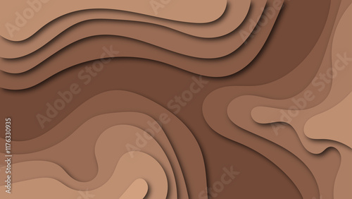 abstract paper cut background