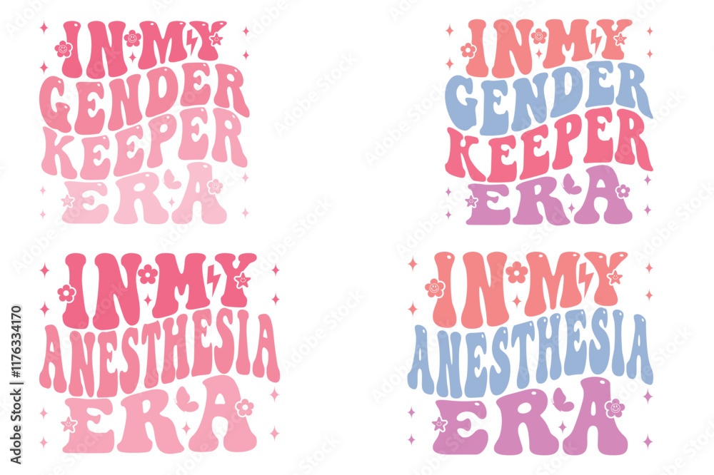 In My Gender Keeper Era, In My Anesthesia Era retro T-shirt In My Gender Keeper Era, In My Anesthesia Era retro T-shirt