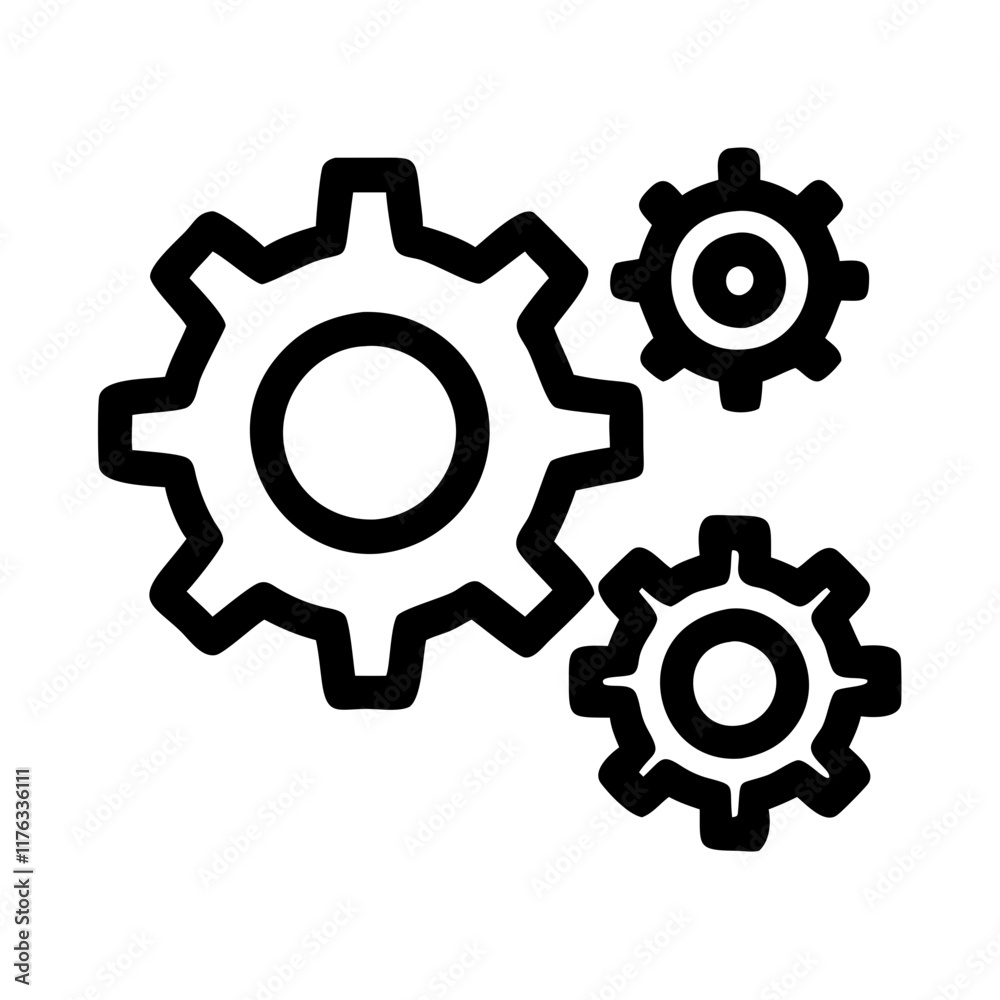 setting gears icon design setting gears icon design