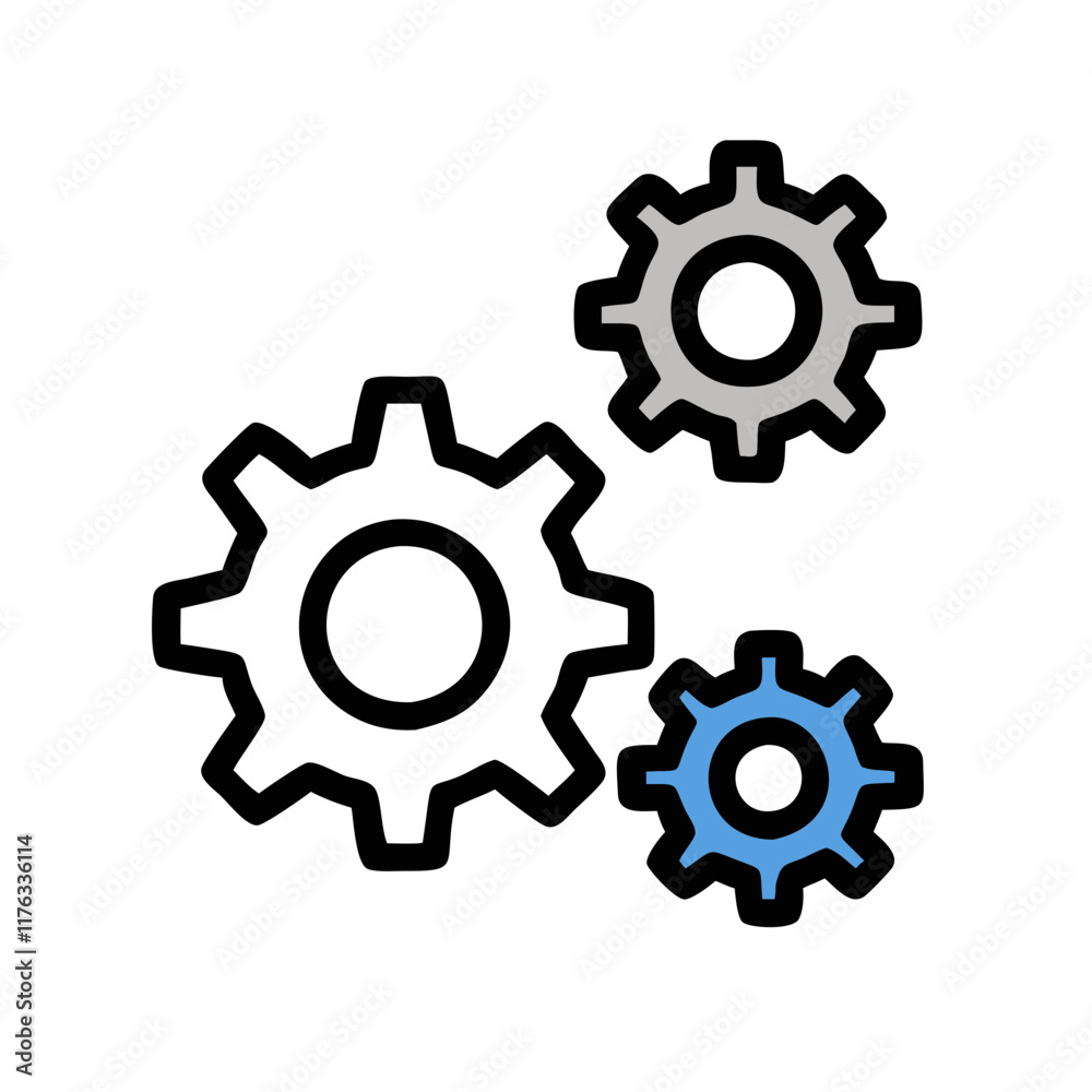 setting gears icon design setting gears icon design